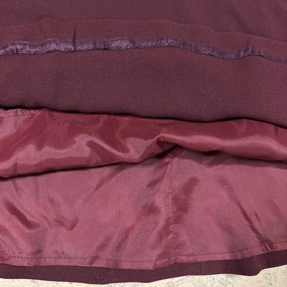 Vintage Nicole Miller Evening Gown Burgundy Size 6 Mid-90s Tag Still On - Picture 11 of 13